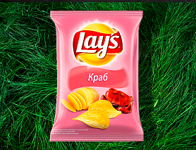 Чипсы Лейз с Крабом