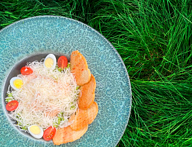 Салат "Цезарь с Курицей"